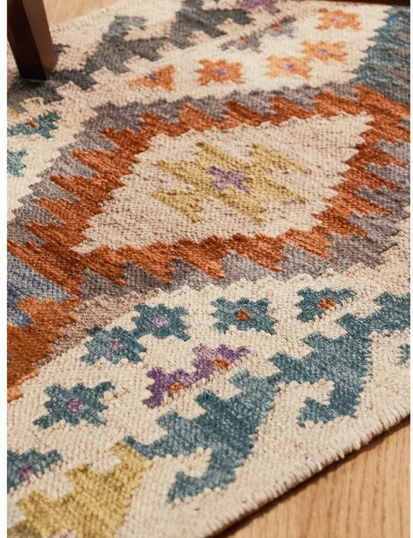 Wełniany chodnik dwustronny tkany ręcznie 60x190 cm Kamal Oasis – Nouristan