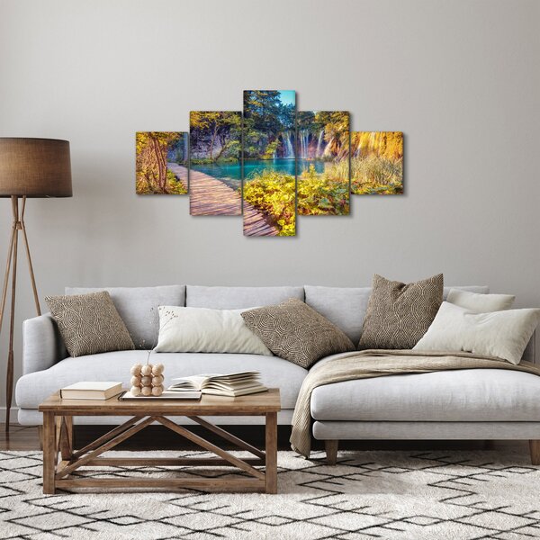Obraz - Jeziora Plitwickie, Chorwacja (125x70 cm)