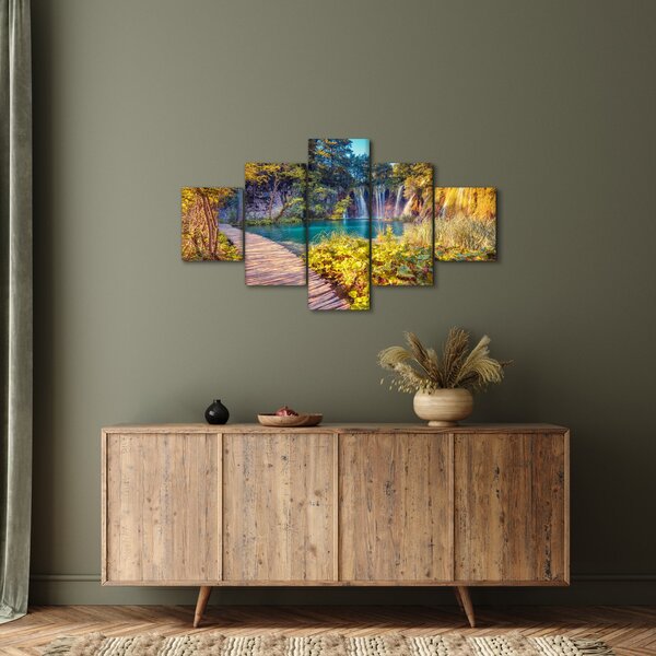 Obraz - Jeziora Plitwickie, Chorwacja (125x70 cm)