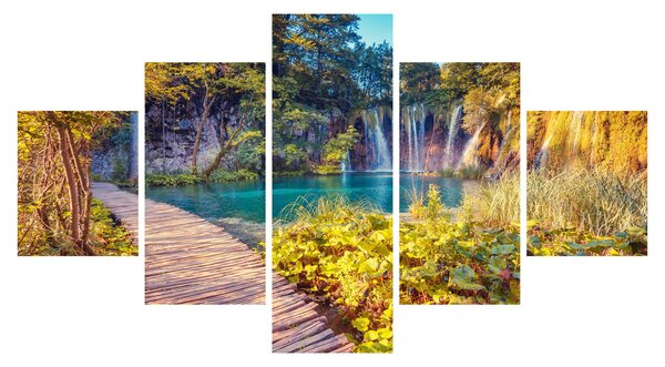 Obraz - Jeziora Plitwickie, Chorwacja (125x70 cm)