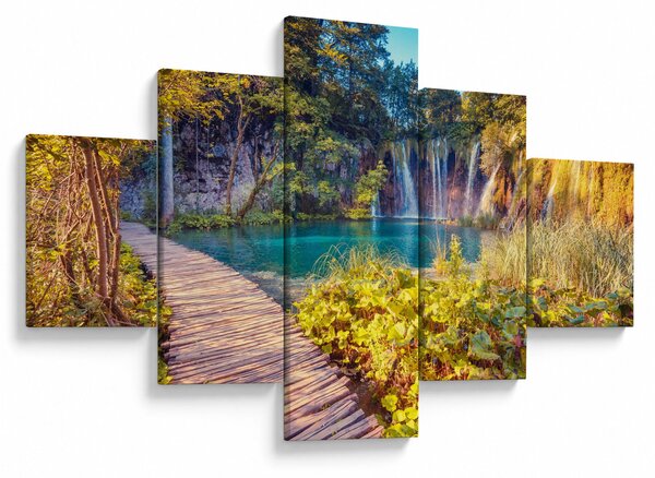 Obraz - Jeziora Plitwickie, Chorwacja (125x70 cm)