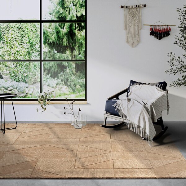 Beżowy wełniany dywan tkany ręcznie 80x150 cm Ursule – Villeroy&Boch