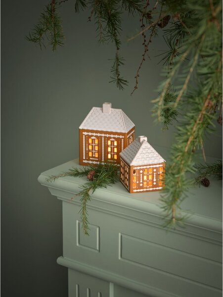 Ceramiczny świecznik na świeczkę typu tealight Gingerbread Lighthouse – Kähler Design
