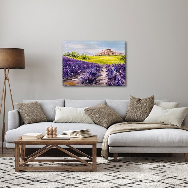 Obraz - Prowansja, Francja, malarstwo olejne (70x50 cm)