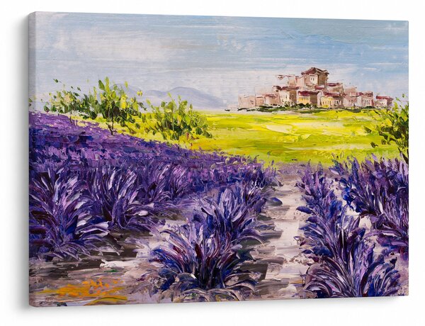 Obraz - Prowansja, Francja, malarstwo olejne (70x50 cm)