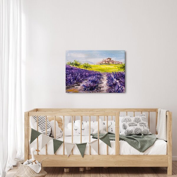 Obraz - Prowansja, Francja, malarstwo olejne (70x50 cm)