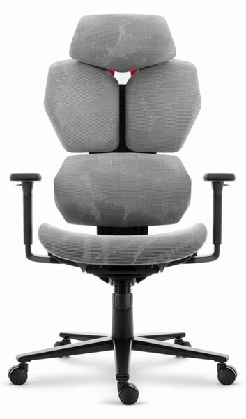 Fotel HELL'S CHAIR HC 1010 Szary