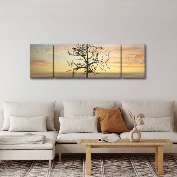 Obraz - Drzewo na pustyni (170x50 cm)