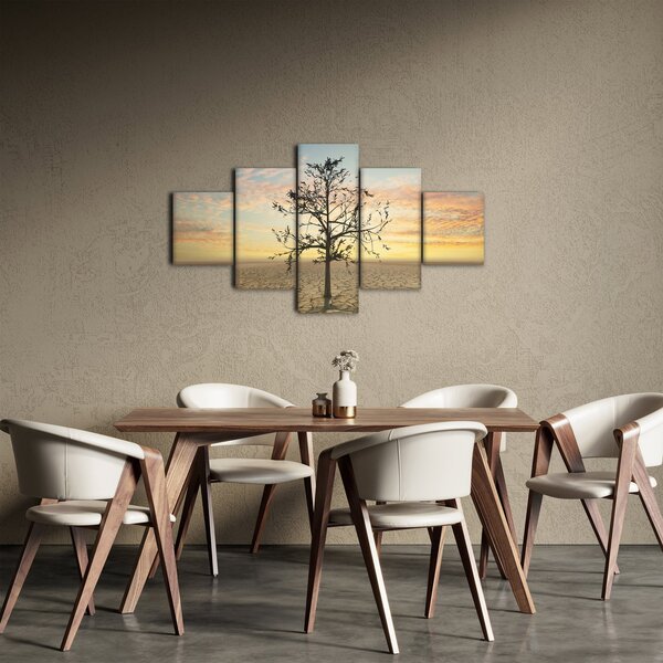 Obraz - Drzewo na pustyni (125x70 cm)