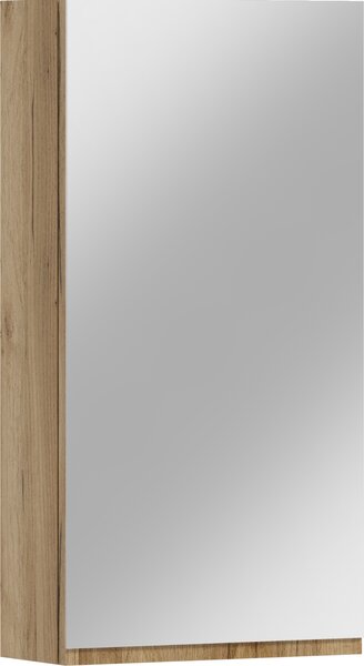 ADK Möbel – wisząca szafka łazienkowa z lustrem Antico 40, 78 x 40 x 17 cm, w kolorze złotym Craft