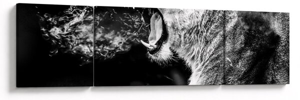Obraz - Portret lwicy (170x50 cm)