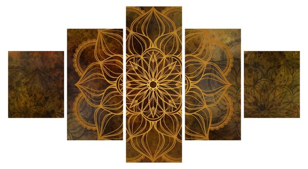 Obraz - Mandala radości (125x70 cm)
