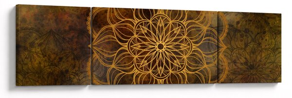 Obraz - Mandala radości (170x50 cm)