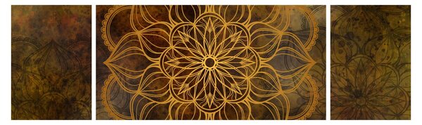 Obraz - Mandala radości (170x50 cm)
