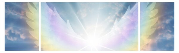 Obraz - Anielska aura (170x50 cm)