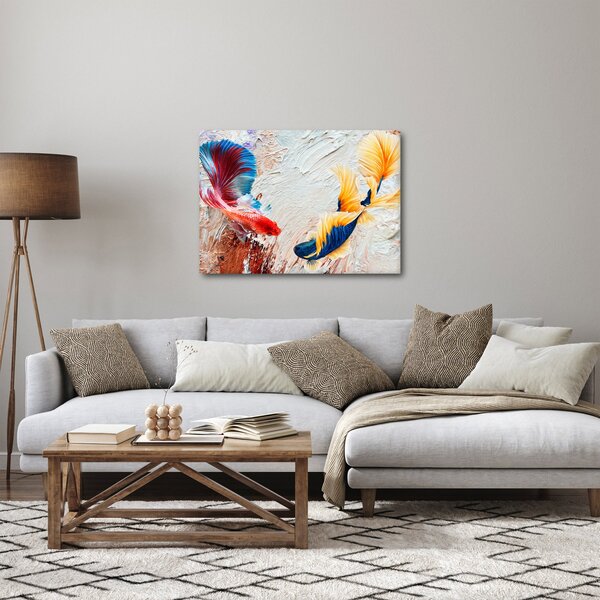 Obraz - Ryby bojowniki (70x50 cm)