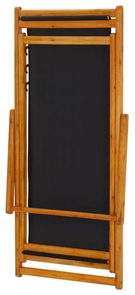 Regulowany leżak w kolorze czarnym H0-T69