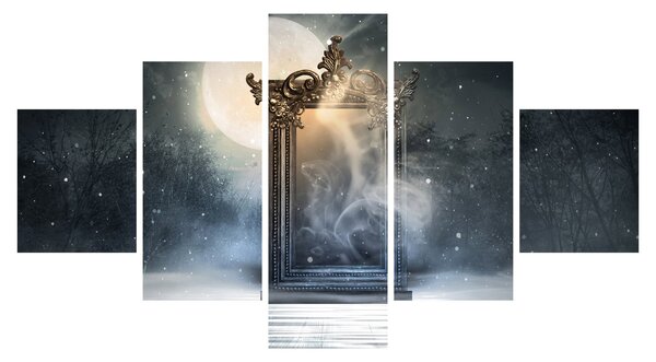 Obraz - Magiczne lustro (125x70 cm)