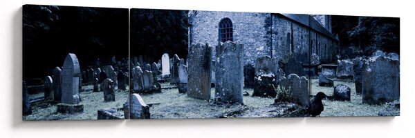 Obraz - Ciemna noc (170x50 cm)
