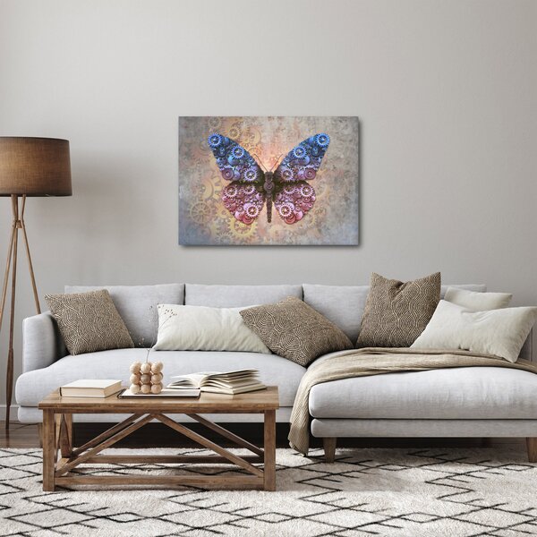 Obraz - Steampunk motyl (70x50 cm)