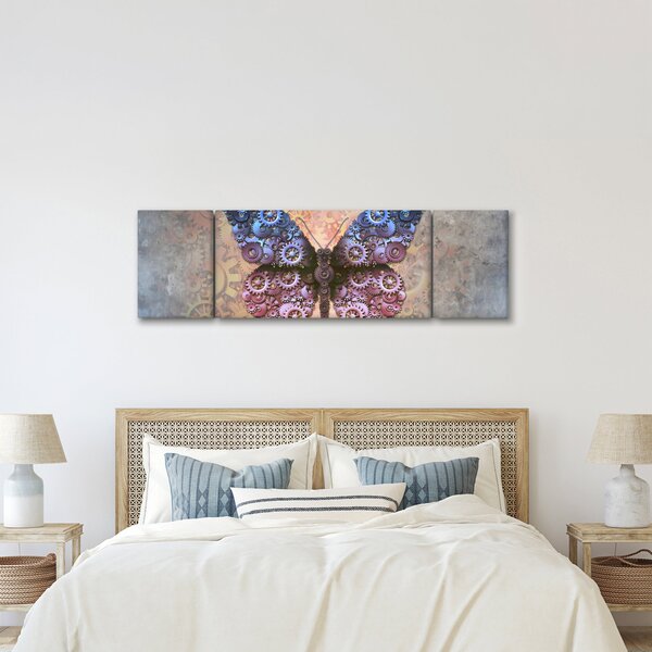 Obraz - Steampunk motyl (170x50 cm)