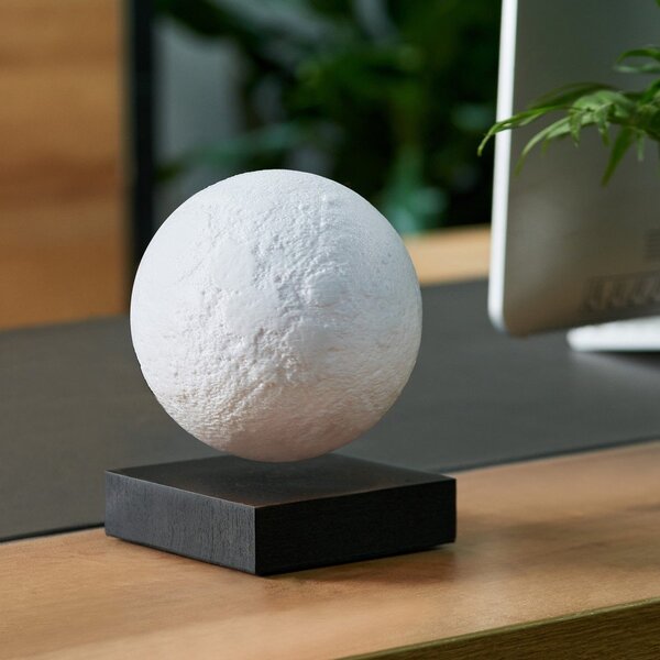Czarna dekoracja świetlna do kontaktu ø 12 cm Moon – Gingko