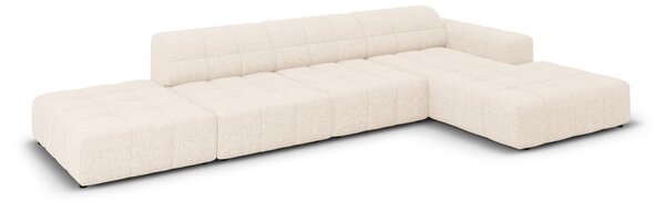 Kremowy narożnik (prawostronny) Chicago – Cosmopolitan Design