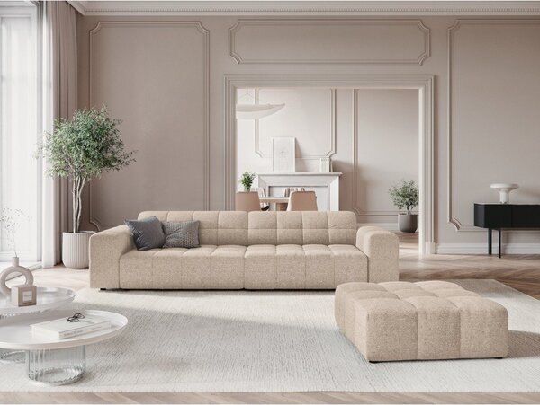 Beżowy puf Chicago – Cosmopolitan Design