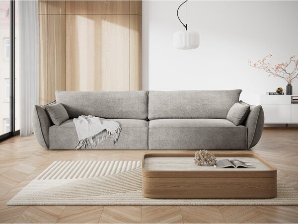 Jasnoszara sofa 248 cm Vanda – Mazzini Sofas
