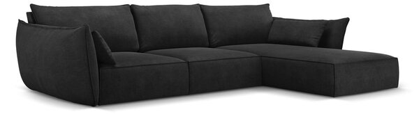 Ciemnoszary narożnik (prawostronny) Vanda – Mazzini Sofas