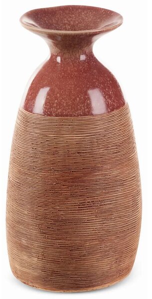 Wazon EUROFIRANY Elda 03 402751 17 x 31 cm Czerwony