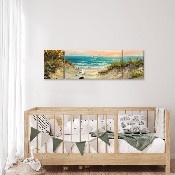 Obraz - Piaszczysta plaża (170x50 cm)