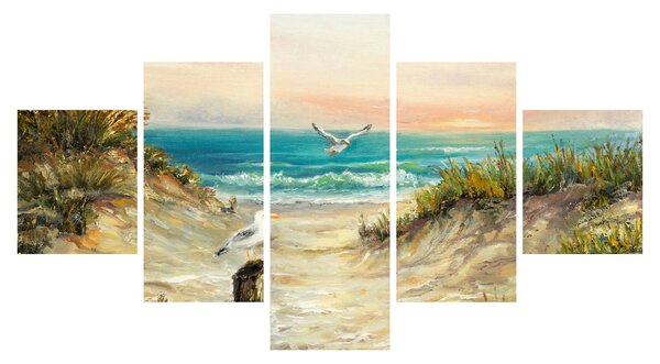 Obraz - Piaszczysta plaża (125x70 cm)