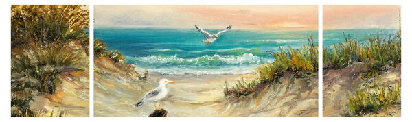 Obraz - Piaszczysta plaża (170x50 cm)