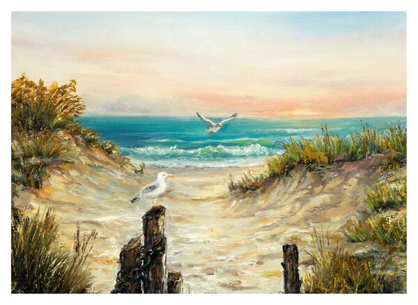 Obraz - Piaszczysta plaża (70x50 cm)