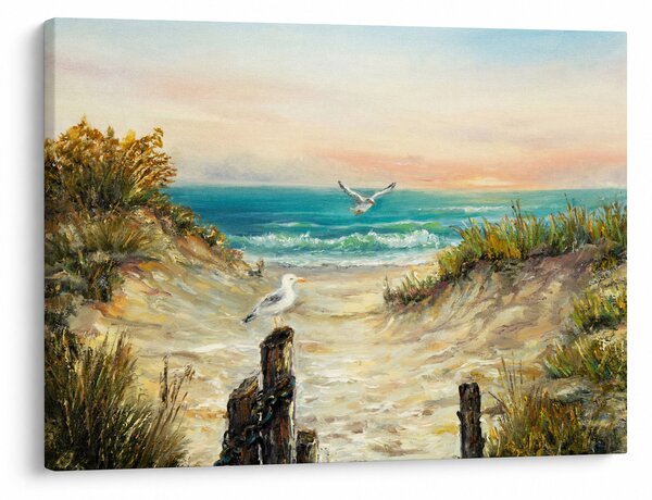 Obraz - Piaszczysta plaża (70x50 cm)