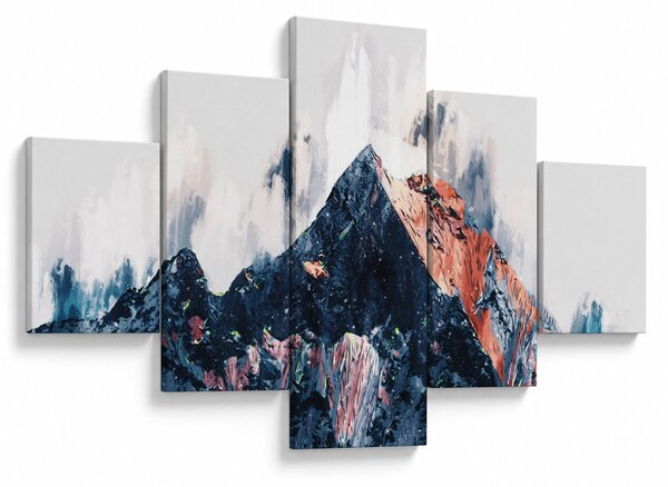 Obraz - Abstrakcyjna góra (125x70 cm)