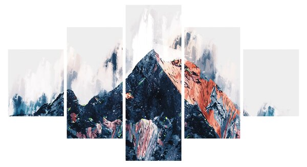 Obraz - Abstrakcyjna góra (125x70 cm)