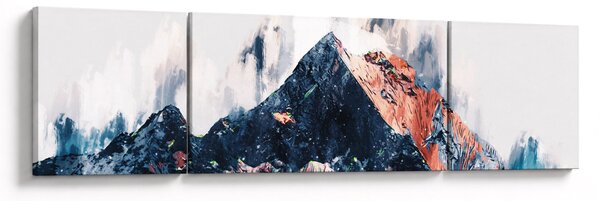 Obraz - Abstrakcyjna góra (170x50 cm)