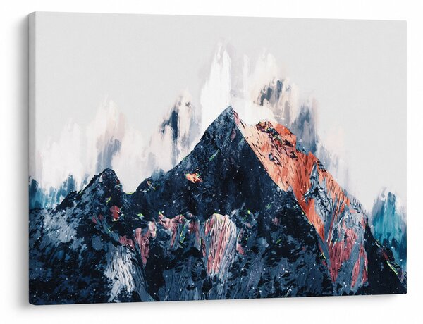 Obraz - Abstrakcyjna góra (70x50 cm)