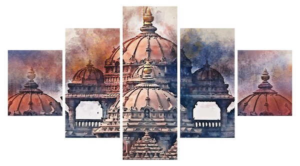 Obraz - Akshardham, New Delhi, Indie (125x70 cm)