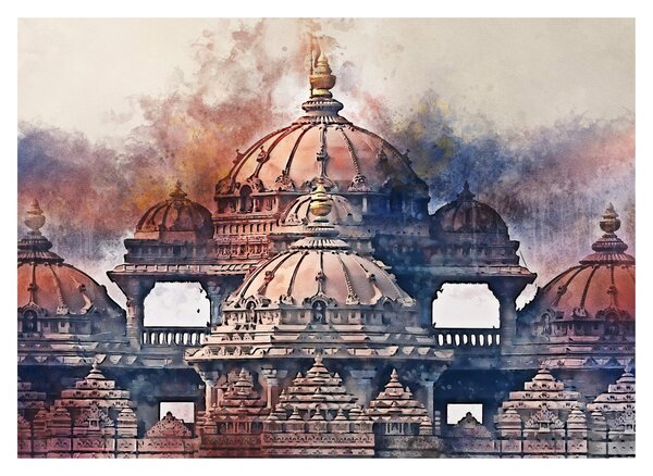 Obraz - Akshardham, New Delhi, Indie (70x50 cm)