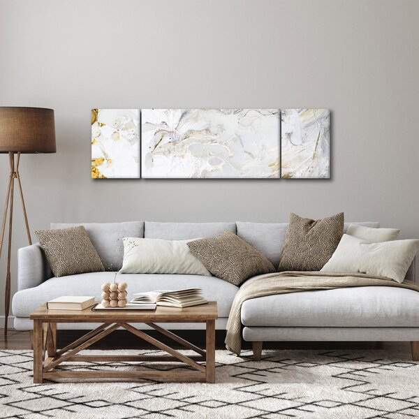 Obraz - Papier olejny z marmurowym wzorem (170x50 cm)