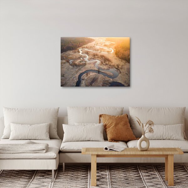 Obraz - Świt nad meandrami (70x50 cm)