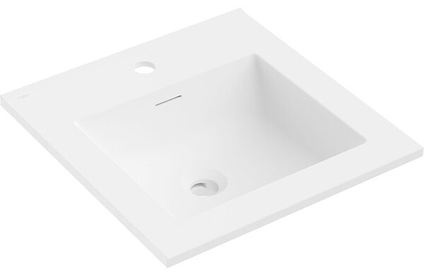 Mexen Otis umywalka wpuszczana w blat 46 x 46,5 cm, biała mat - 25184501