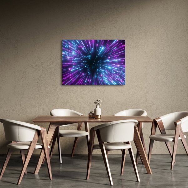 Obraz - Neonowa przestrzeń (70x50 cm)
