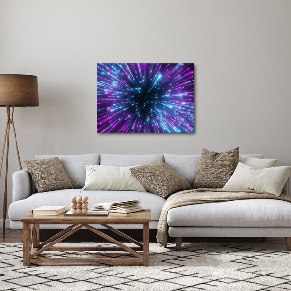 Obraz - Neonowa przestrzeń (70x50 cm)