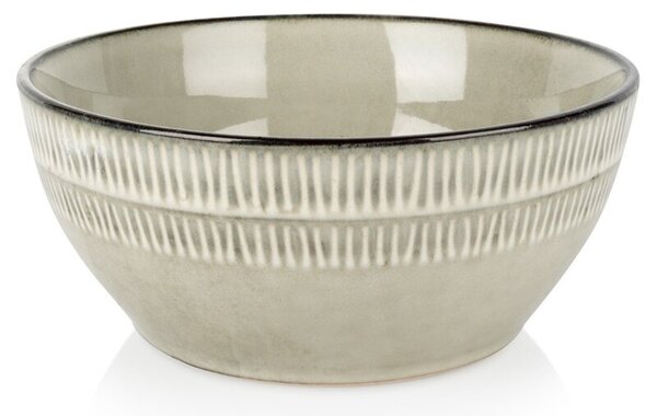 Miseczka ceramiczna szara 16 cm, 750 ML