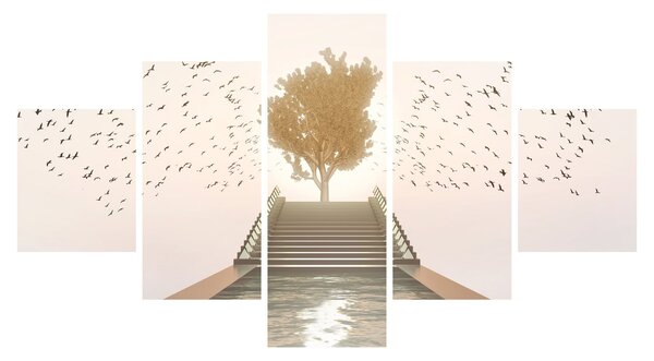 Obraz - Most do nieznanego (125x70 cm)