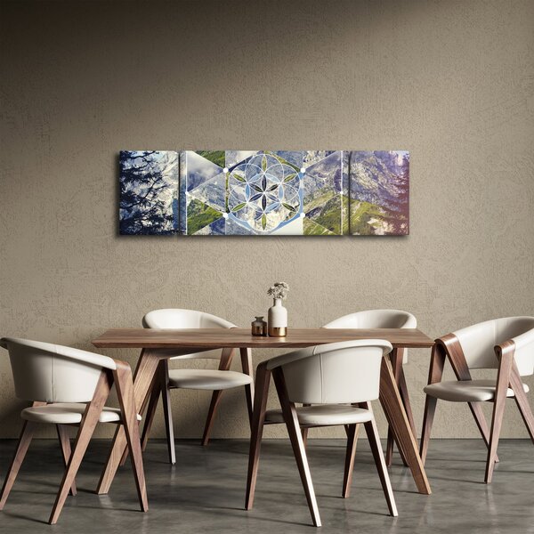 Obraz - Figura geometryczna (170x50 cm)